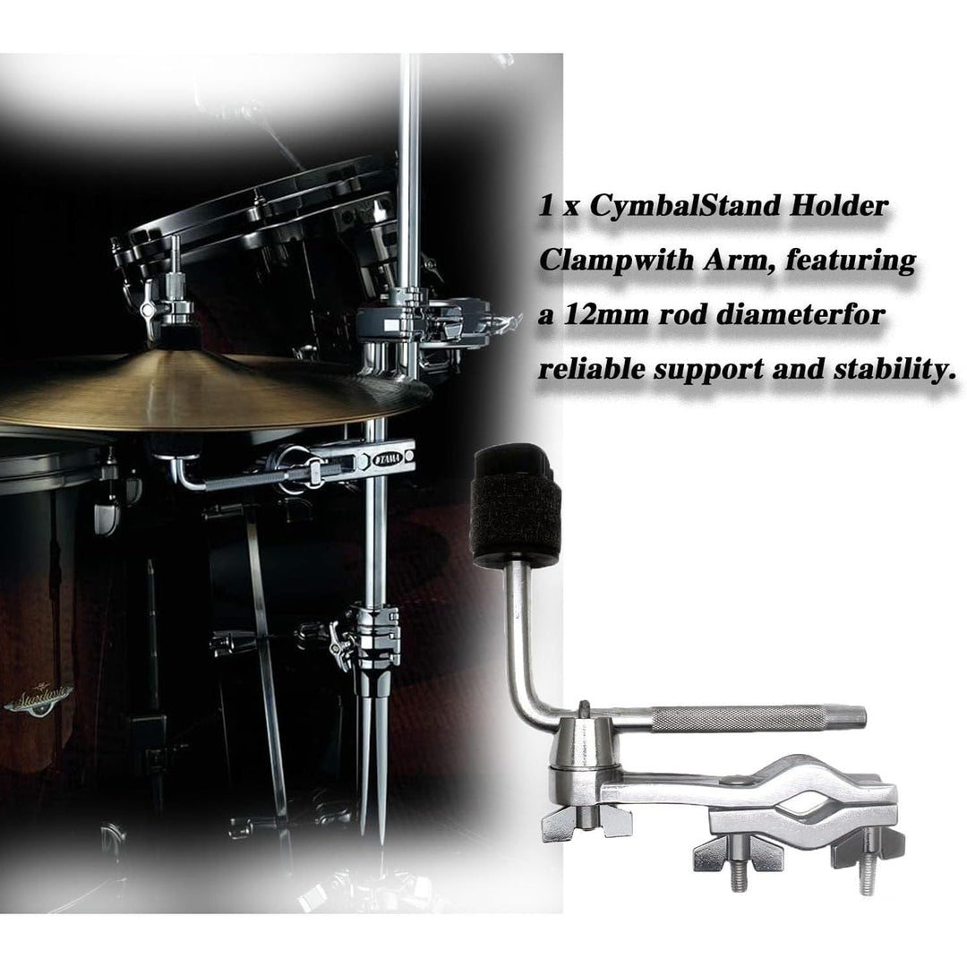 Cymbal Boom Arm Extension Clamp, 12 mm Rod - Just Closeouts Canada Inc.X004MC4K8B