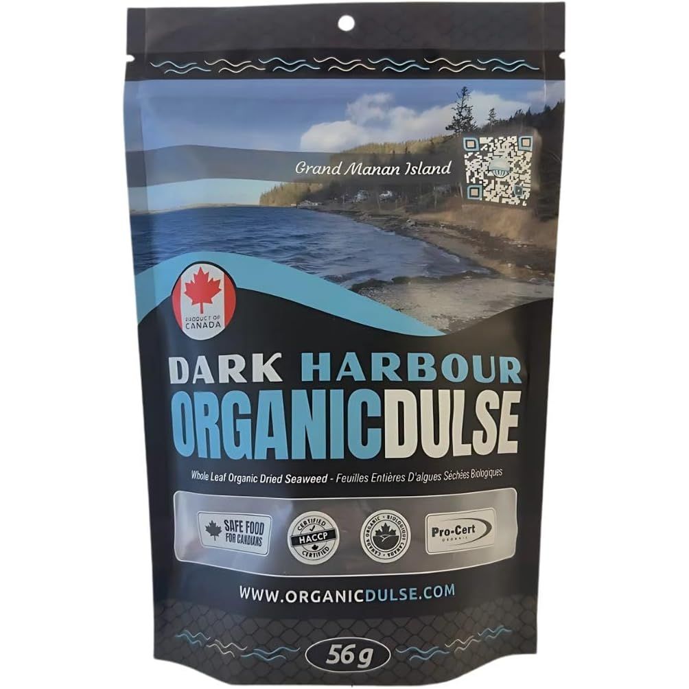 Dark Harbour Certified Organic Dulse Whole Leaf Seaweed, 56g - Just Closeouts Canada Inc.