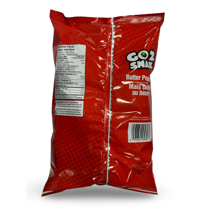 Go 2 Snax Butter Popcorn, 130g