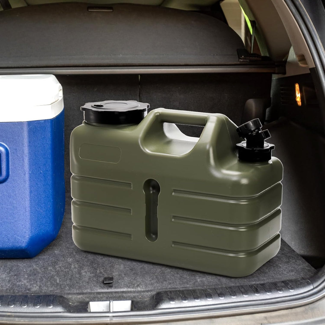 Dicunoy Water Container with Spigot, 3 Gallon Water Jug, Camping Water Storage Container, BPA Free Portable Thick Water Dispenser Tank Jug for Vehicle, Outdoor, Hiking, Emergency, Hurricane Supplies - Just Closeouts Canada Inc.