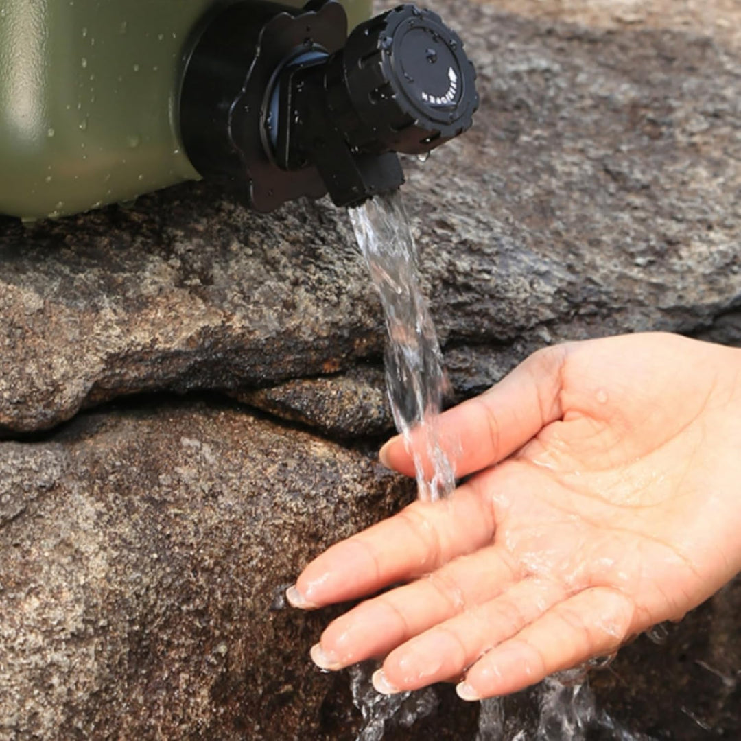 Dicunoy Water Container with Spigot, 3 Gallon Water Jug, Camping Water Storage Container, BPA Free Portable Thick Water Dispenser Tank Jug for Vehicle, Outdoor, Hiking, Emergency, Hurricane Supplies - Just Closeouts Canada Inc.