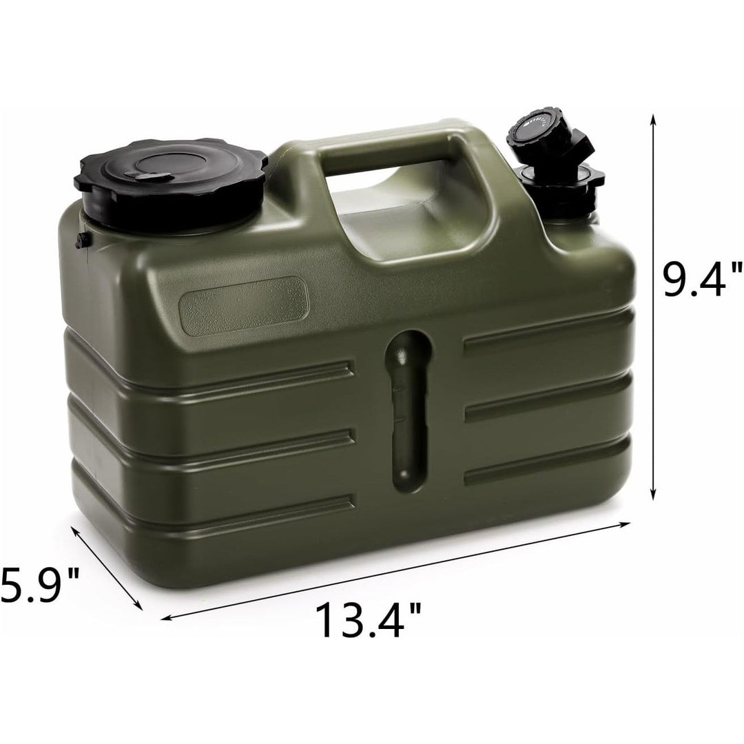 Dicunoy Water Container with Spigot, 3 Gallon Water Jug, Camping Water Storage Container, BPA Free Portable Thick Water Dispenser Tank Jug for Vehicle, Outdoor, Hiking, Emergency, Hurricane Supplies - Just Closeouts Canada Inc.
