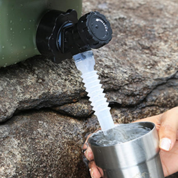 Dicunoy Water Container with Spigot, 3 Gallon Water Jug, Camping Water Storage Container, BPA Free Portable Thick Water Dispenser Tank Jug for Vehicle, Outdoor, Hiking, Emergency, Hurricane Supplies - Just Closeouts Canada Inc.