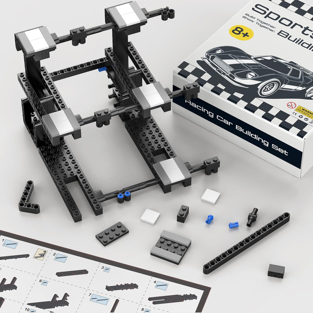 Display Stand for Lego Speed Champion Cars, 3 - Layer Display Stand Building Set Holds 6 Cars & Drivers, Compatible with 76917, 76908, 76918, 76915, 76914, 76907, 76901, 76902 & More - Just Closeouts Canada Inc.X004VAPODJ