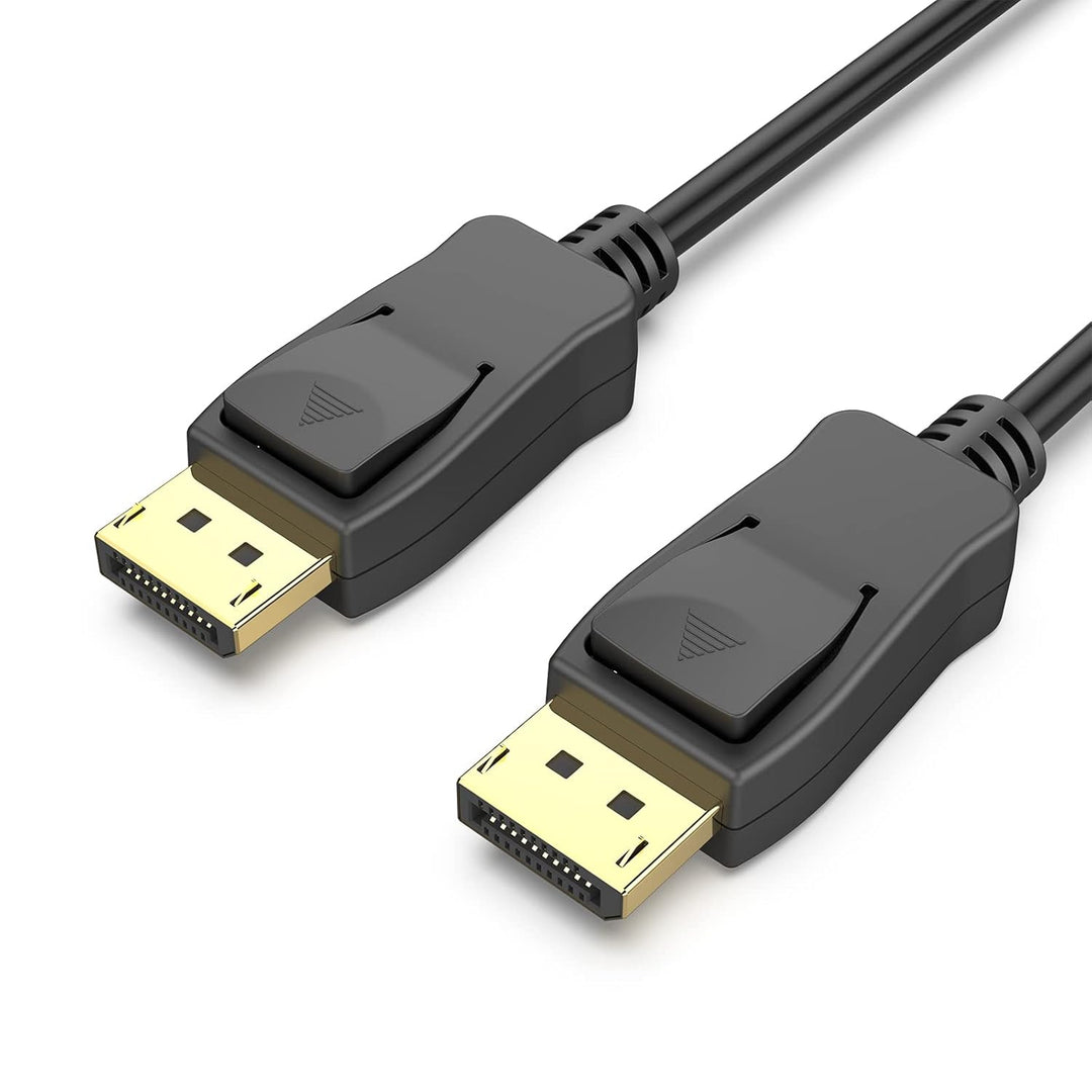 DisplayPort to DisplayPort 3 Feet Cable [8K@60Hz, 4K@144Hz 120Hz, 2K@240Hz], DP to DP Male to Male Cable Gold - Plated Cord Compatible for Lenovo, Dell, HP, ASUS and More - Just Closeouts Canada Inc.
