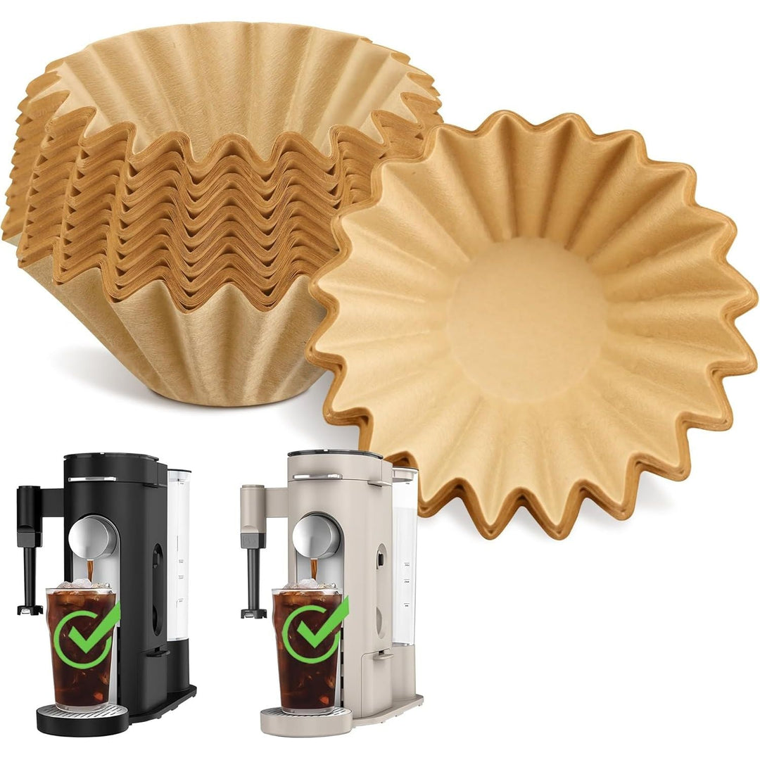 Disposable Coffee Paper Filters for Ninja Pod & Grounds Specialty Single - Serve Coffee Maker, 100 Pcs Coffee Filter Compatible with Ninja PB051 PB041 Coffee Maker - Just Closeouts Canada Inc.