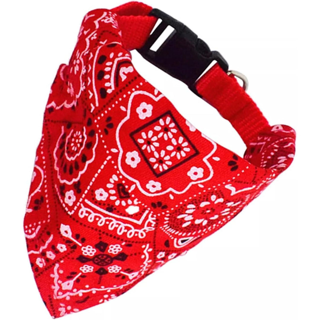 Dog Collar, 4 - Piece Set with Adjustable Buckle Dog Strap, Washable Dog Bandage Collar, Pet Bib (L) - Just Closeouts Canada Inc.