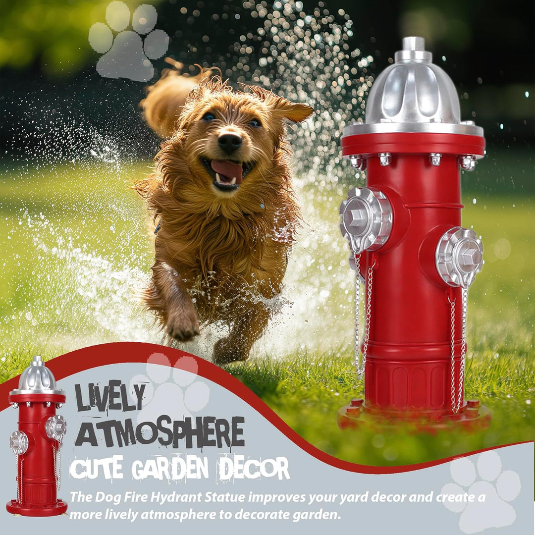 Dog Fire Hydrant Pee Post, Puppy Pee Post Training Statue, Indoor Outdoor Fire Hydrant Decor Figurines for Yard Art Garden Lawn, Gift for Fireman (14.5 inch) - Just Closeouts Canada Inc.