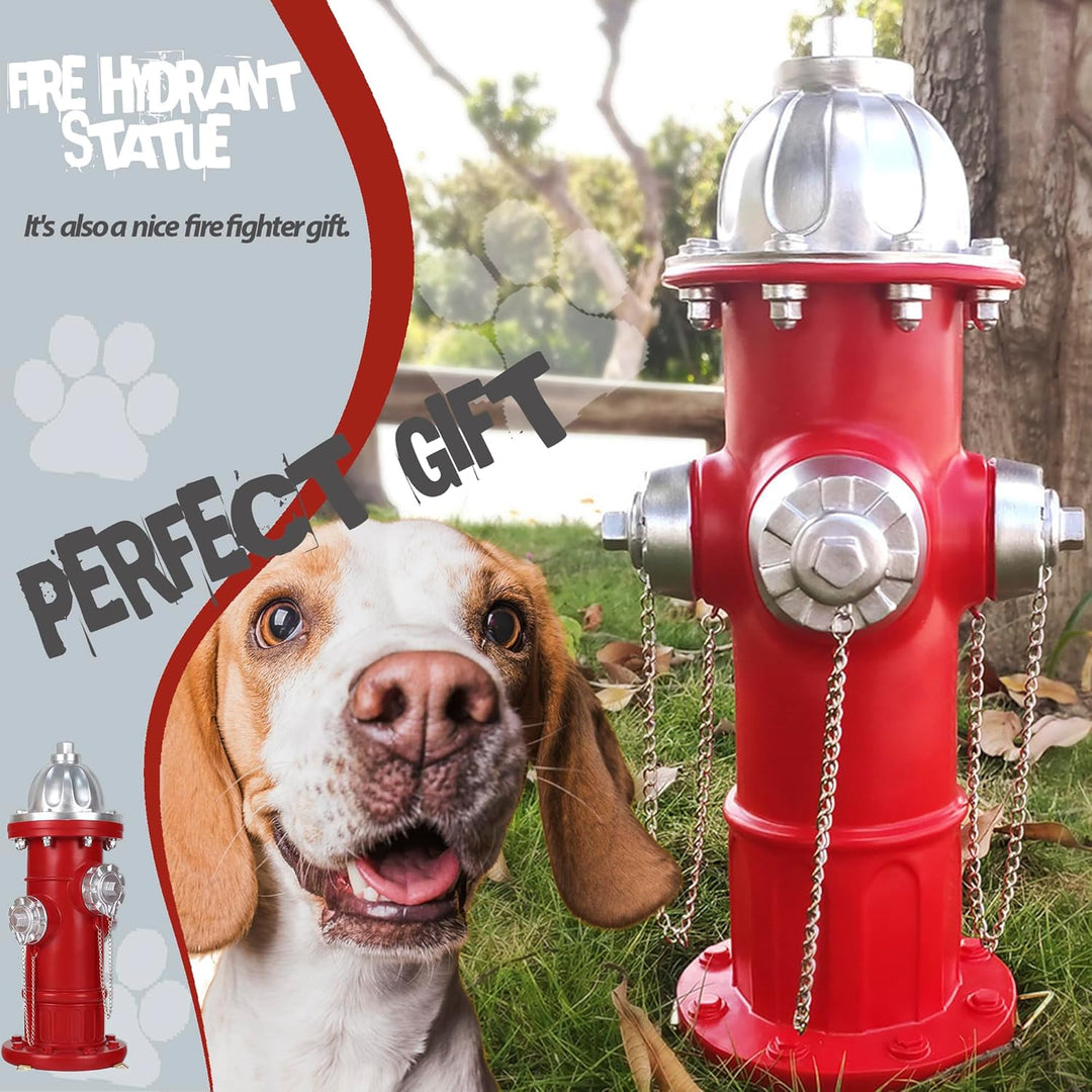 Dog Fire Hydrant Pee Post, Puppy Pee Post Training Statue, Indoor Outdoor Fire Hydrant Decor Figurines for Yard Art Garden Lawn, Gift for Fireman (14.5 inch) - Just Closeouts Canada Inc.