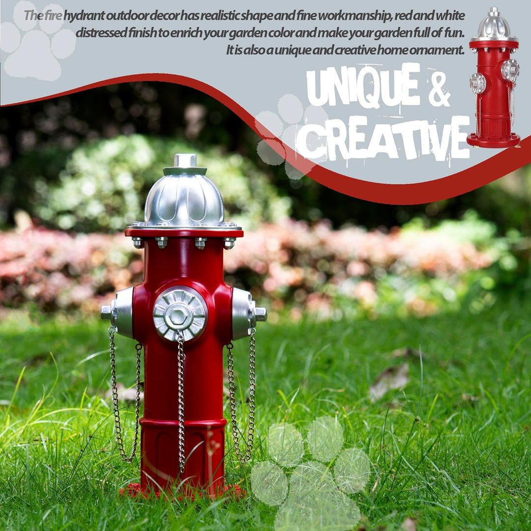 Dog Fire Hydrant Pee Post, Puppy Pee Post Training Statue, Indoor Outdoor Fire Hydrant Decor Figurines for Yard Art Garden Lawn, Gift for Fireman (14.5 inch) - Just Closeouts Canada Inc.
