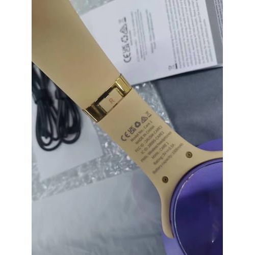 DOQAUS Wireless Headphones, [90 Hrs Playtime] Headphone Bluetooth Wireless with 3 EQ Modes, Hi - Fi Stereo Bluetooth Headset with Microphone and Comfortable Earpads for iPhone/PC/Travel/Office (Purple) - Just Closeouts Canada Inc.