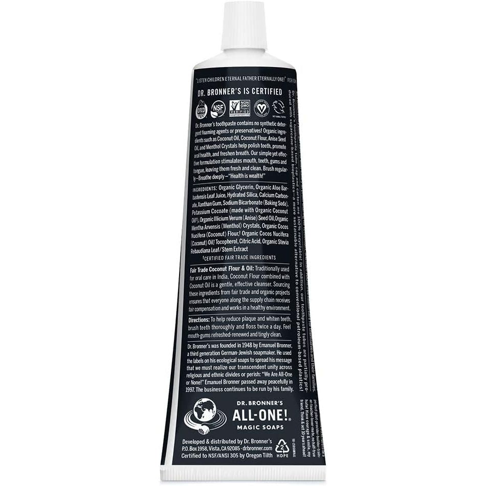 Dr. Bronner's All - One Toothpaste Anise 140g - Just Closeouts Canada Inc.