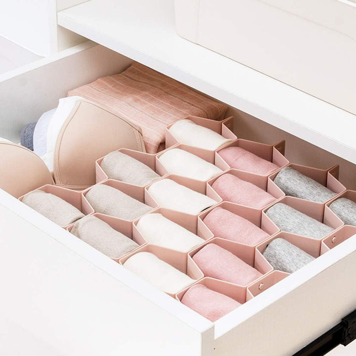 Drawer Divider Organizer 8pcs DIY Plastic Grid Honeycomb Drawer Divider - Just Closeouts Canada Inc.X0039REGKH