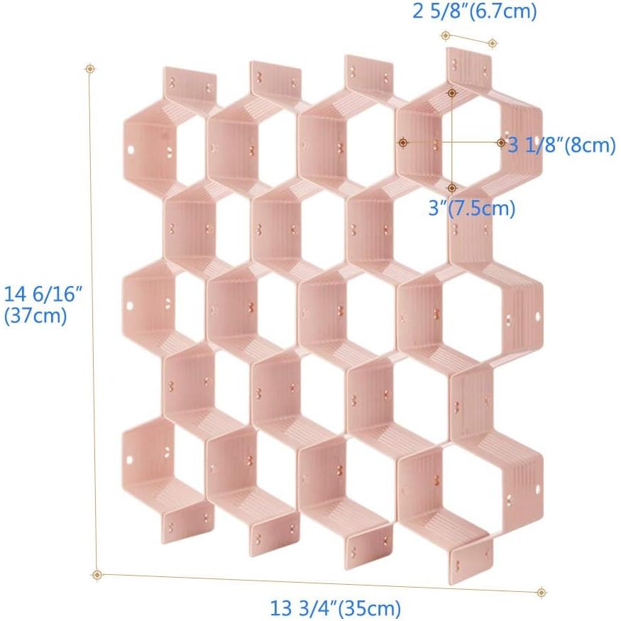 Drawer Divider Organizer 8pcs DIY Plastic Grid Honeycomb Drawer Divider - Just Closeouts Canada Inc.X0039REGKH