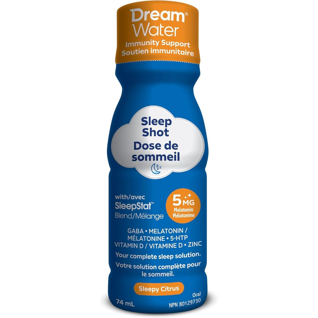 Dream Water Immunity Support Sleep Aid Drink Supplement - Sleepy Citrus - 74ml - Just Closeouts Canada Inc.857430002780