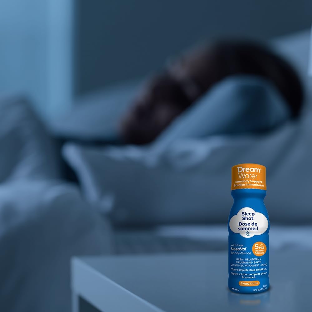 Dream Water Immunity Support Sleep Aid Drink Supplement - Sleepy Citrus - 74ml - Just Closeouts Canada Inc.857430002780