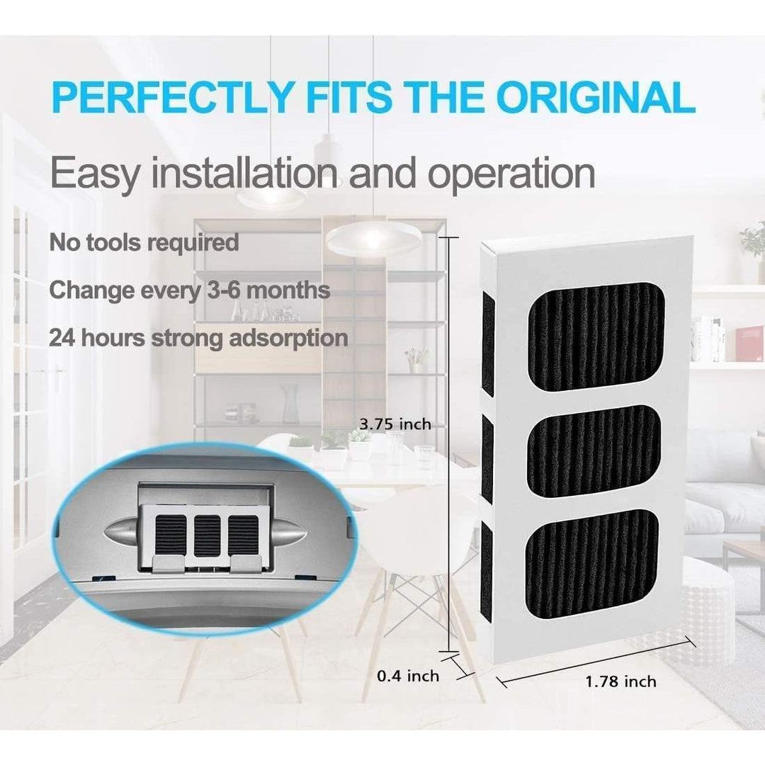 Drinkfree Refrigerator Water Filter Compatible with Frigidaire EPTWFU01 Puresource Ultra II, FPBC2277RF FPBG2277RF, and Air Filter Fits Paultra2 Pure Air II ultra 2, (3+3 combo) - Just Closeouts Canada Inc.
