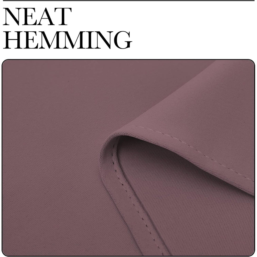 Dry Rose Room-Darkening Curtains, 42 x 63 in, Set of 2 - Just Closeouts Canada Inc.