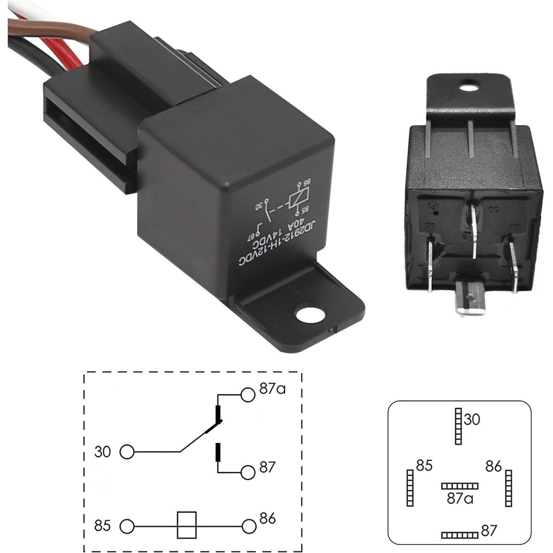Dual Electric Cooling Fan Relay Harness Kit, 40 A, 185° On / 175° Off - Just Closeouts Canada Inc.