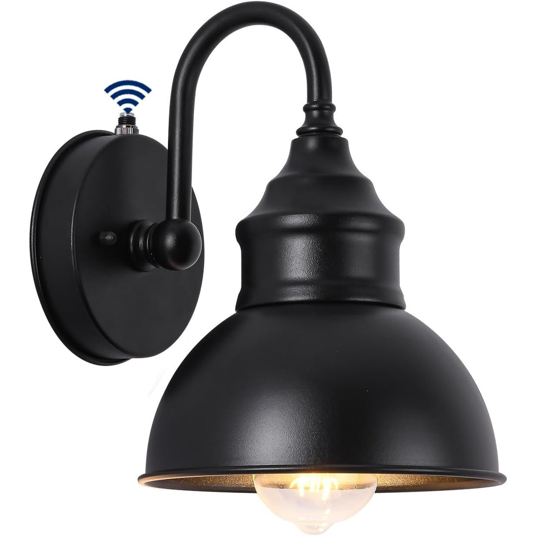 Dusk to Dawn Outdoor Barn Gooseneck Lights, Classic Small Exterior Farmhouse Barn Lights, Waterproof and Rust Resistant Exterior Light Fixtures, Porch Gooseneck Lights, Garage Outdoor Lighting. - Just Closeouts Canada Inc.