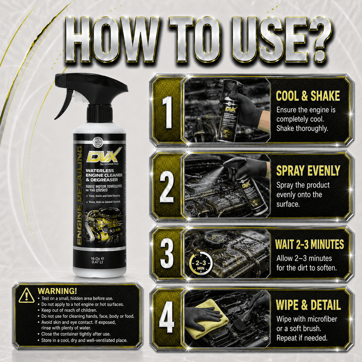 DVX Full Clean 2 Waterless Engine Cleaner & Degreaser 16 oz - DVX2512 - Just Closeouts Canada Inc.8680722065048