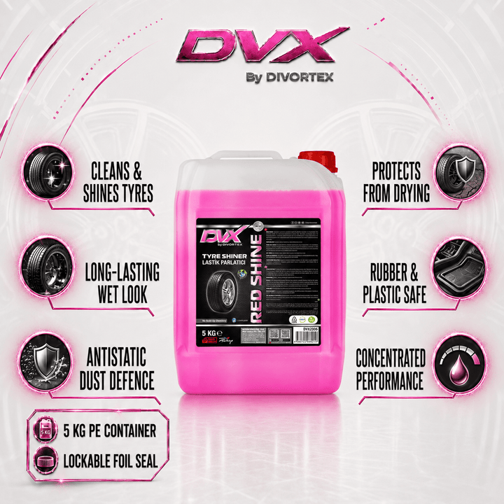 DVX Red Shine Tire Shiner & Blackaner 5 kg - DVX2306 - Just Closeouts Canada Inc.8680722060210