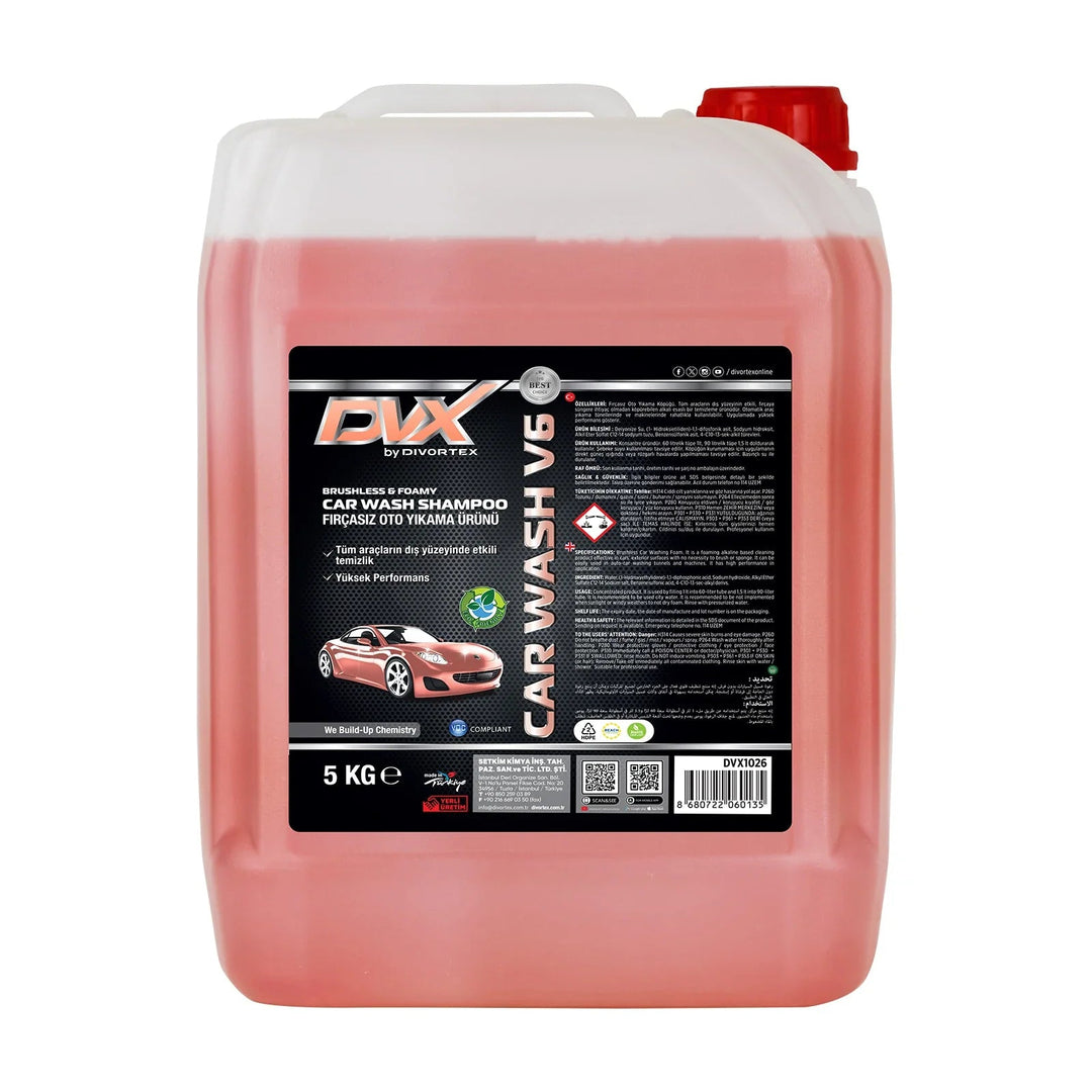DVX V6 Concentrated Foamy Brushless Car Wash Shampoo Extra 5 kg - DVX1026 - Just Closeouts Canada Inc.8680722060135