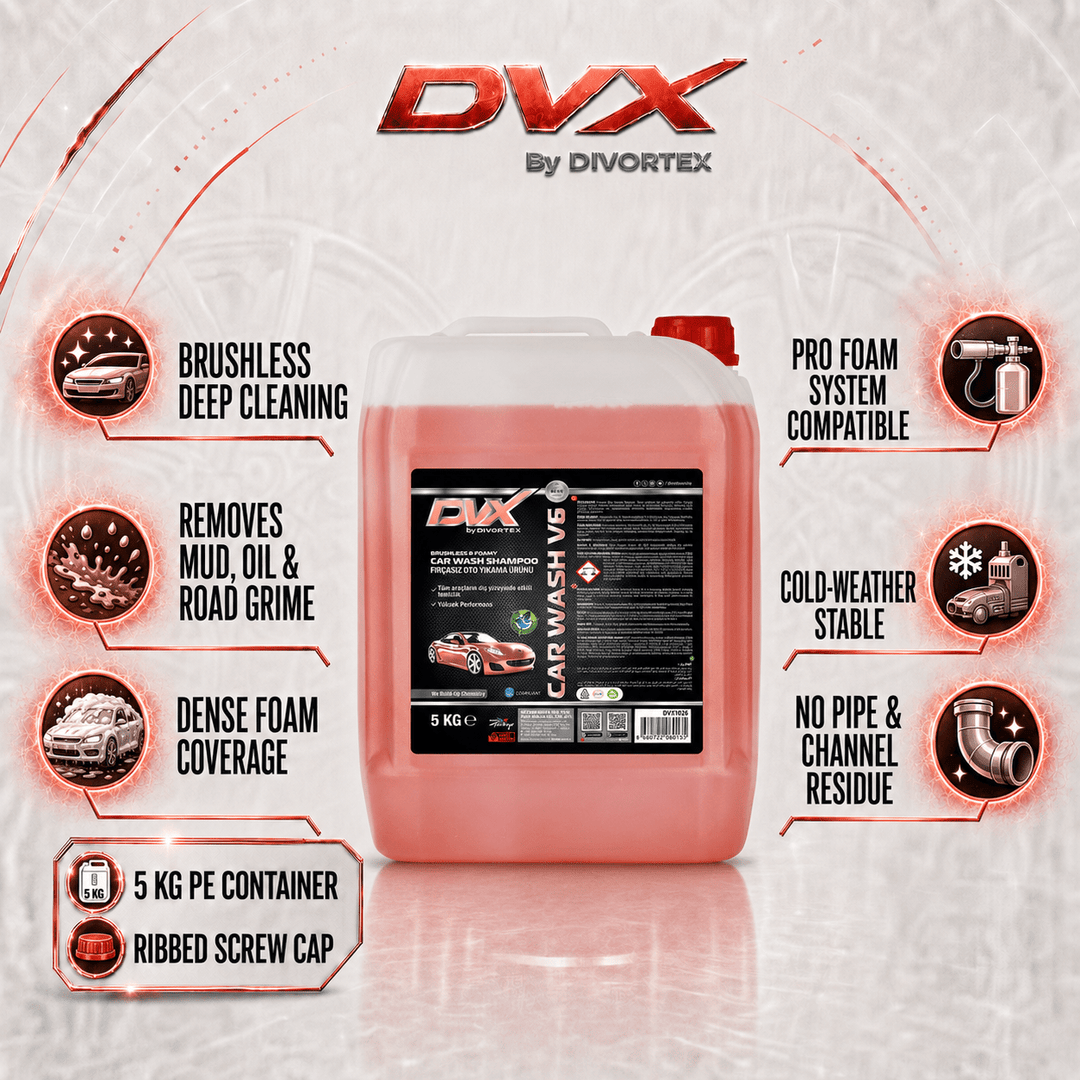 DVX V6 Concentrated Foamy Brushless Car Wash Shampoo Extra 5 kg - DVX1026 - Just Closeouts Canada Inc.8680722060135