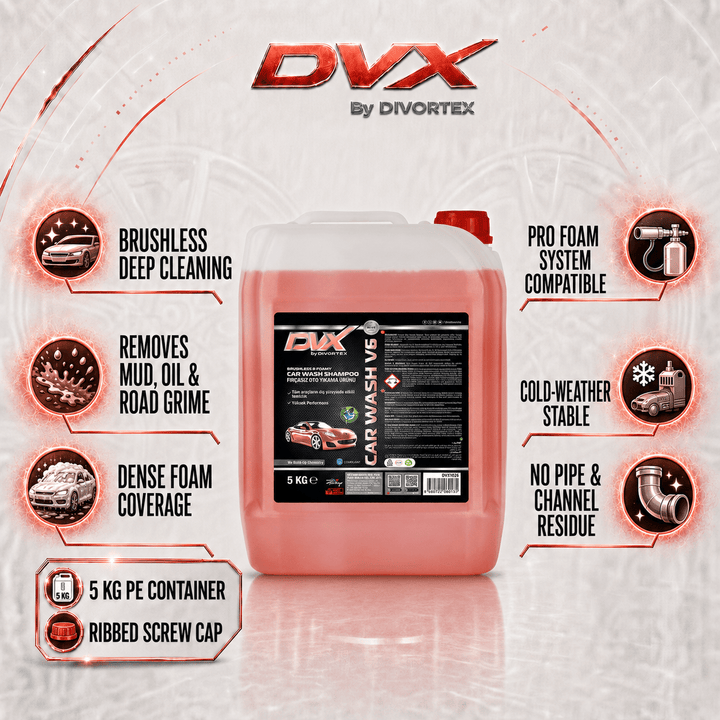 DVX V6 Concentrated Foamy Brushless Car Wash Shampoo Extra 5 kg - DVX1026 - Just Closeouts Canada Inc.8680722060135