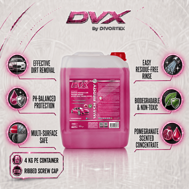 DVX Wash Berry Soap 4 L - DVX1509 - Just Closeouts Canada Inc.8680722061873