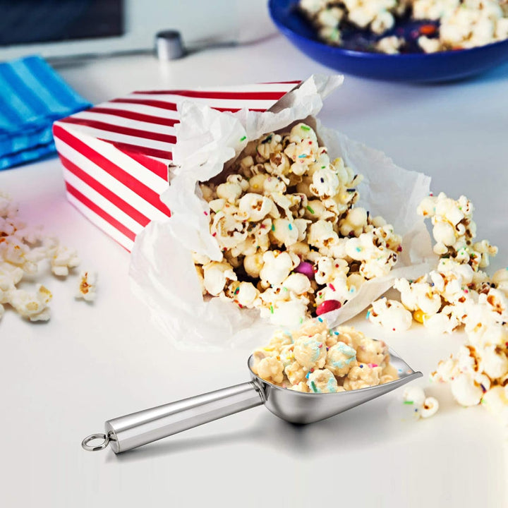 E - far Mini Scoop, 3 Ounce Stainless Steel Kitchen Utility Scoops, Ideal for Candy/Ice Cube/Flour/Sugar/Coffee Bean/Protein Powder, Food Grade & Anti Rust, Easy Clean & Dishwasher Safe (4 Pack) - Just Closeouts Canada Inc.