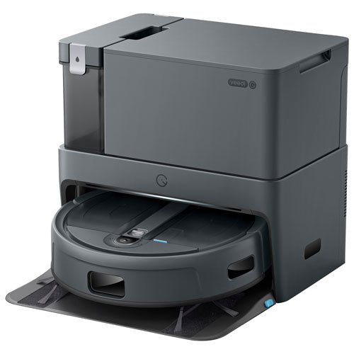 Ecovacs Cube Pro Robot Vacuum & Mop with Auto - Cleaning Station - Grey - Just Closeouts Canada Inc.