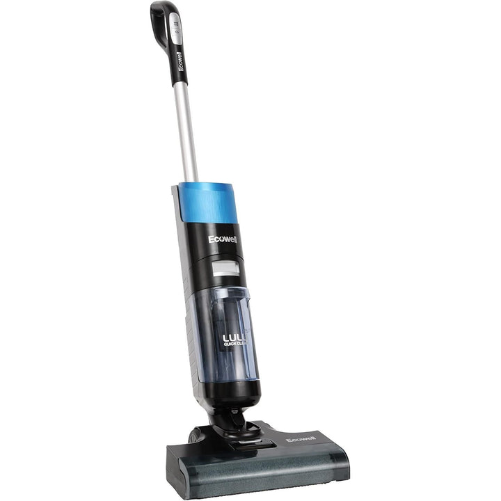 Ecowell Cordless Wet Dry Vacuum Cleaner Multi-Surface Air-Drying Digital Display for Hard Floors LULU Quick Clean P05, Blue - Just Closeouts Canada Inc.