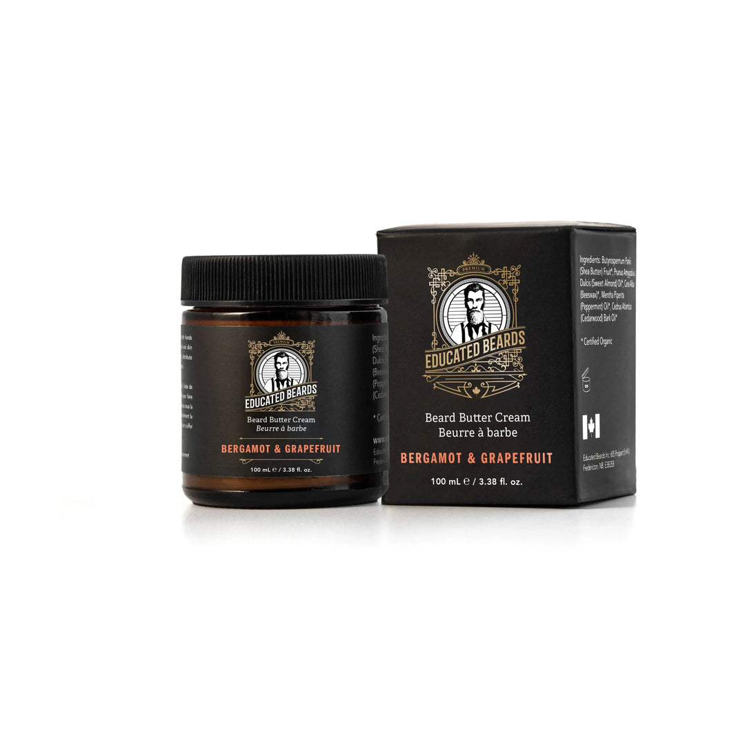 Educated Beards Bergamot Grapefruit Beard Butter Cream, 118ml - Just Closeouts Canada Inc.628504027417