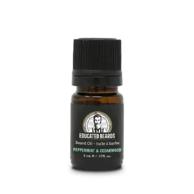 Educated Beards Peppermint Cedarwood Beard Oil, 5ml - Just Closeouts Canada Inc.628504027004