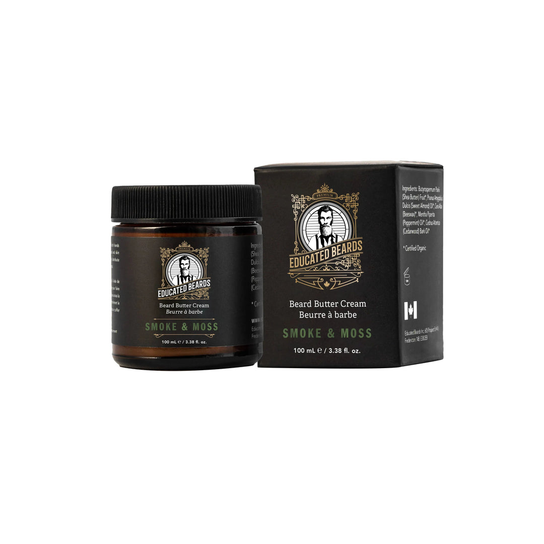 Educated Beards Smoke & Moss Beard Butter Cream, 100ml - Just Closeouts Canada Inc.628504027653