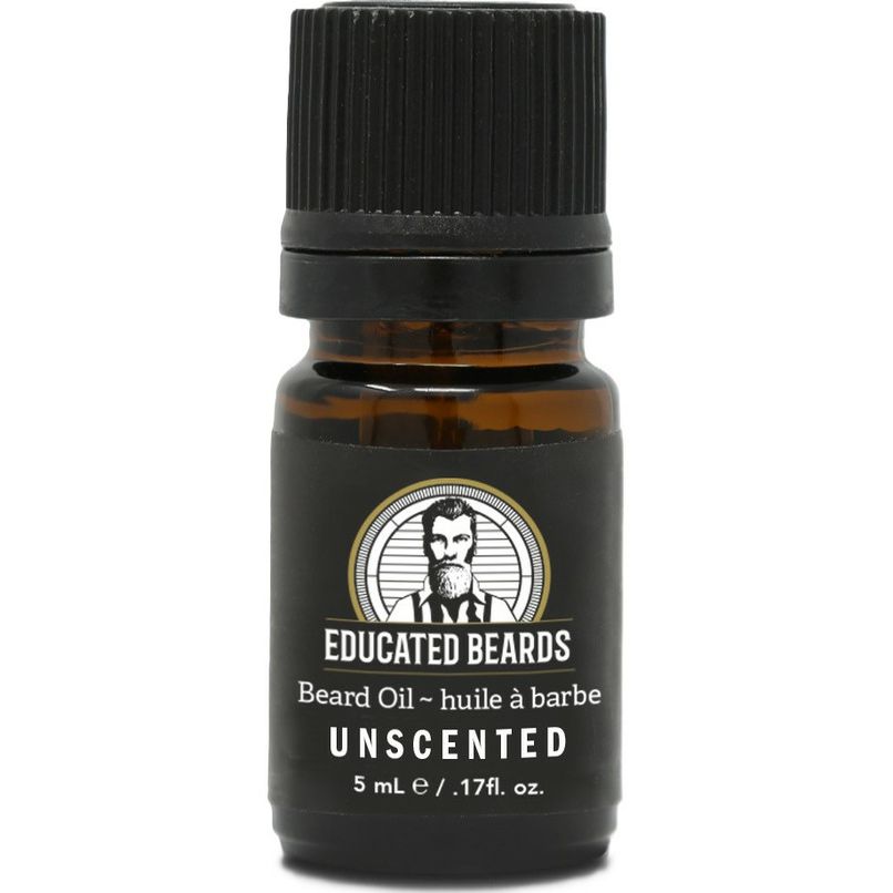 Educated Beards Unscented Beard Oil, 5ml - Just Closeouts Canada Inc.628504027264
