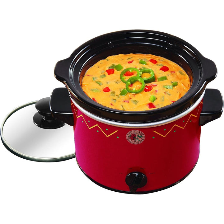 El Paso 10077 Manual Slow Cooker, 2 - Quart, Red - Just Closeouts Canada Inc.