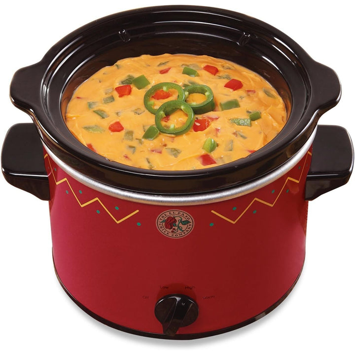El Paso 10077 Manual Slow Cooker, 2 - Quart, Red - Just Closeouts Canada Inc.