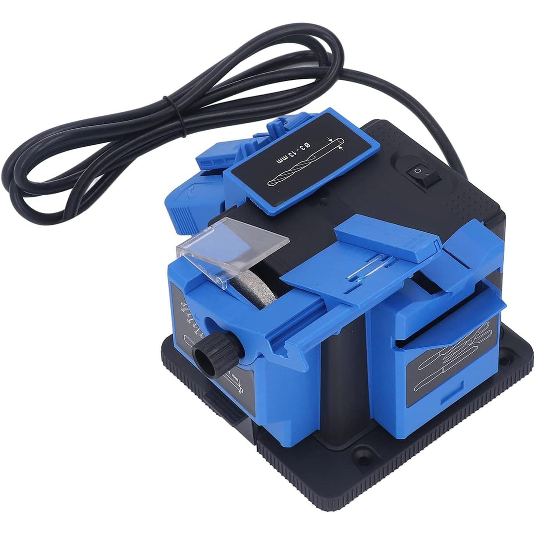 Electric Sharpener, Electric Drill Bit Sharpener Multi Function Scissor Drill Sharpening Machine Tool Household Electric Cutter Sharpening Machine for Grinding - Just Closeouts Canada Inc.X004A0SH89