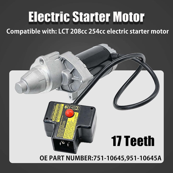 Electric Snow Blower Starter Motor JQ170 – 120V AC, 17 Teeth - Just Closeouts Canada Inc.