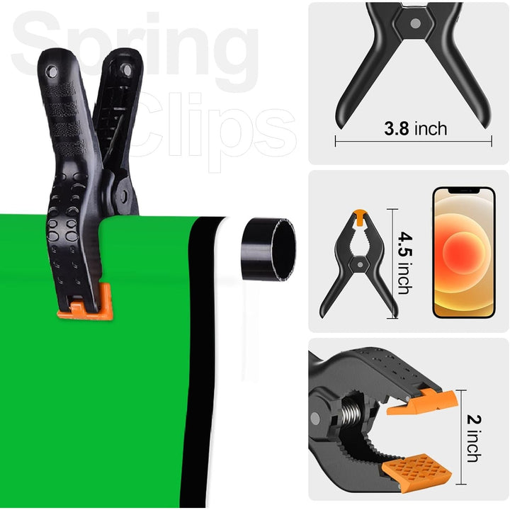 EMART 10x10 ft White Backdrop for Photography, Large Party Photo Background Curtain Drapes, Washable Polyester Fabric Back Drop Screen Sheet for Birthday Video Studio Portrait Photoshoot - Just Closeouts Canada Inc.