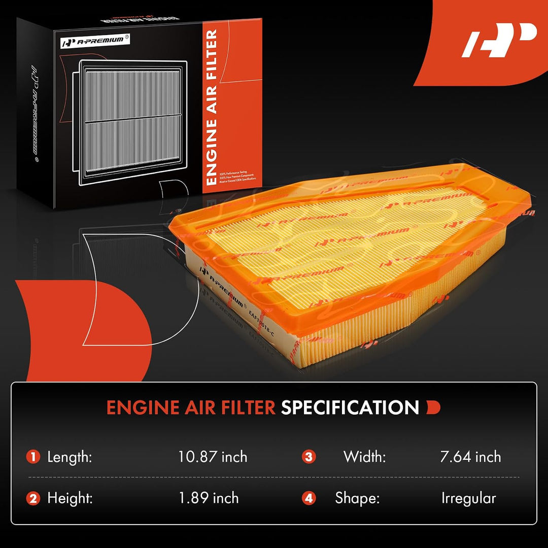 Engine Air Filter for Select Porsche 911 H6 Models - Just Closeouts Canada Inc.