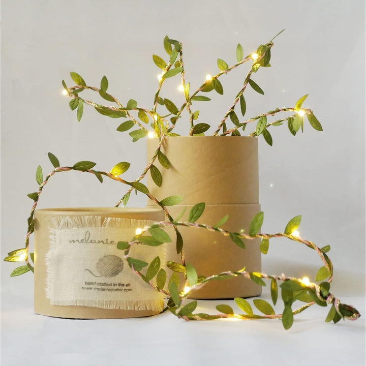 EShing Fairy Lights with Vines, USB Powered 33ft 100LED String Lights with 33ft Artificial Green Leaf Garland for Wall DIY Craft Party Wedding Home Decor (Warm) - Just Closeouts Canada Inc.