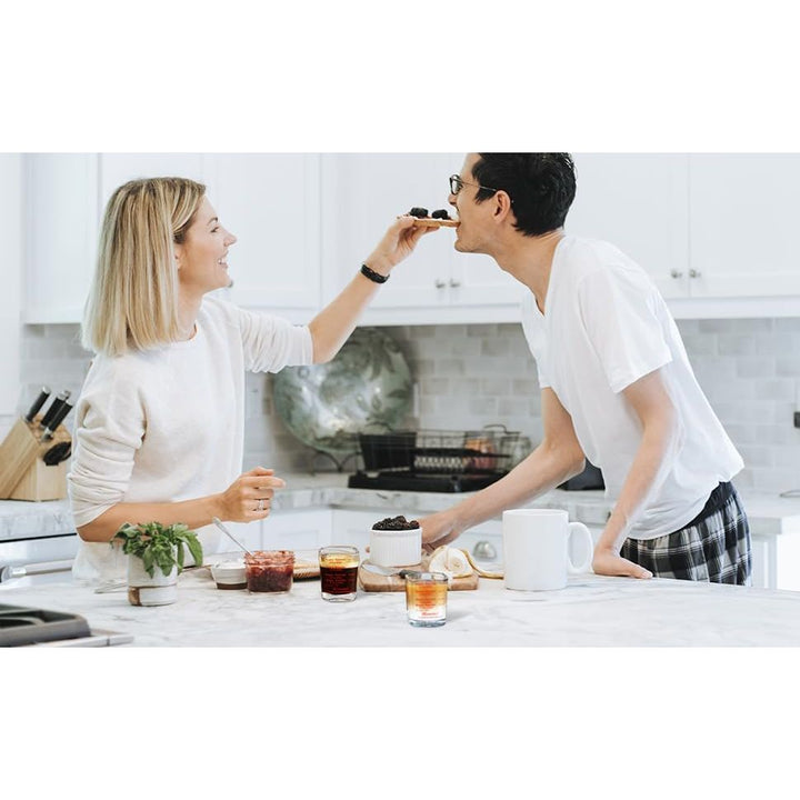 Espresso Shot Glasses Liquid Heavy Sturdy Glass Square Shot Glasses Measuring Cup Wine Glass 2 Pack 2oz/60ml by BCnmviku (2) - Just Closeouts Canada Inc.