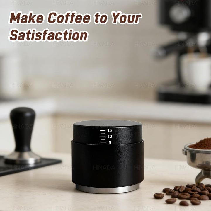 Espresso Tamper 53mm, 3-in-1 Coffee Distributor with WDT Tool, Adjustable Depth Coffee Tamper with Calibrated Spring, Professional Barista Espresso Accessories (53mm) - Just Closeouts Canada Inc.X004YRANTT