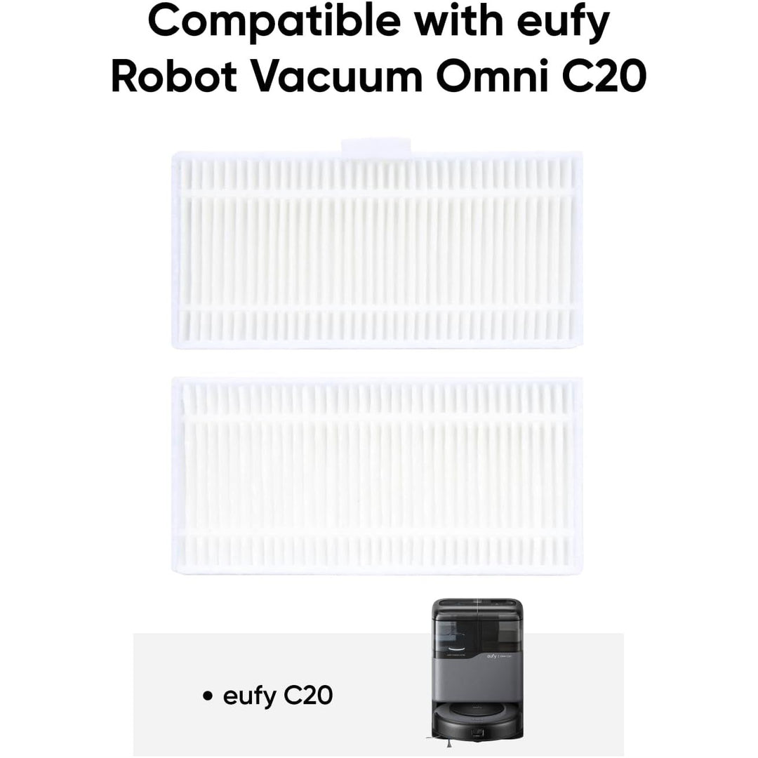 Eufy 2 Replacement Washable Filter, Compatible with eufy C20 Omni Robot Vacuum Cleaners - Just Closeouts Canada Inc.