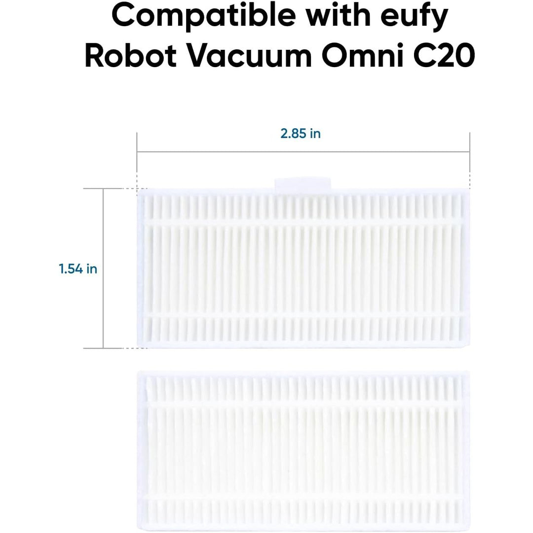 Eufy 2 Replacement Washable Filter, Compatible with eufy C20 Omni Robot Vacuum Cleaners - Just Closeouts Canada Inc.