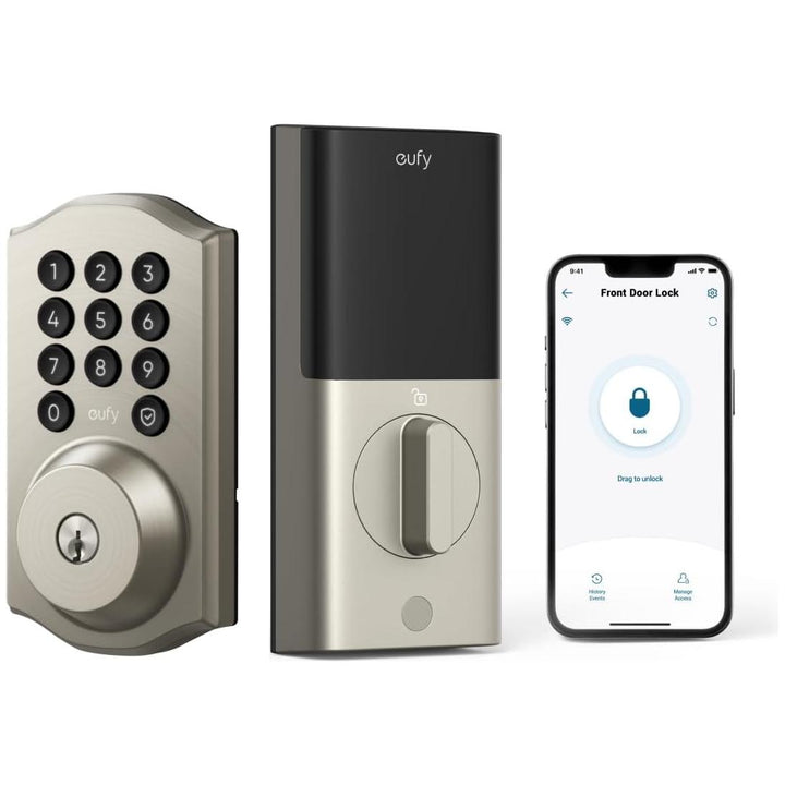 Eufy Smart Lock C30, Keyless Entry Door Lock, Nickel - Just Closeouts Canada Inc.