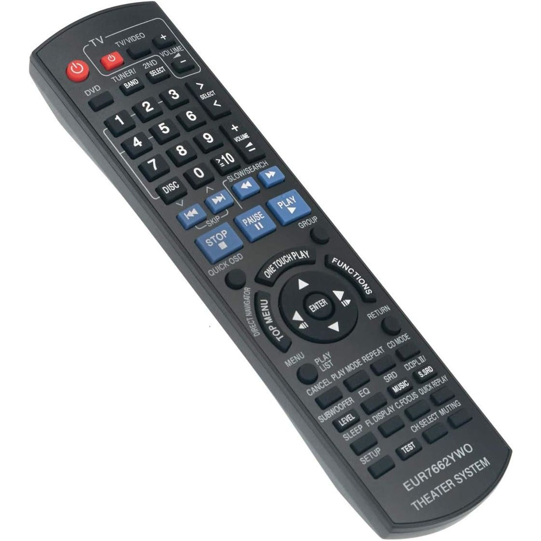 EUR7662YW0 Replacement Remote for Panasonic DVD Home Theater - Just Closeouts Canada Inc.